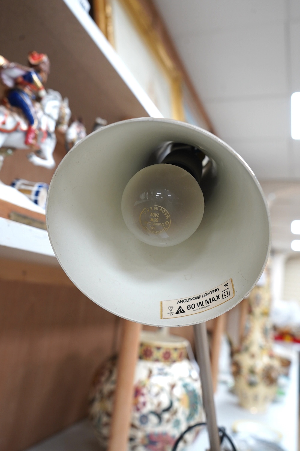 A vintage anglepoise lamp. Condition - fair to good, untested